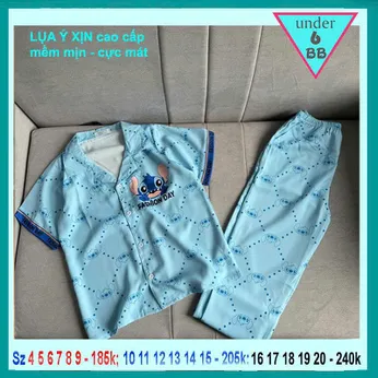 Đồ bộ pijama cho bé trai in hoạt hình siêu đáng yêu cho bé mặc ngủ 