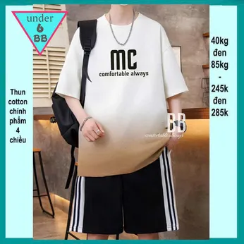 Quần áo bé trai size lớn in chữ MC phong cách cá tính cho bé lớn đi chơi , đi du lịch