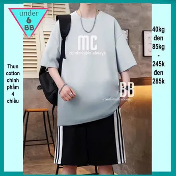 Quần áo bé trai size lớn in chữ MC phong cách cá tính cho bé lớn đi chơi , đi du lịch