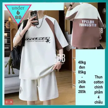 Quần áo bé trai size lớn in chữ phong cách thời trang hàn quốc cá tính cho bé diện đi chơi ,du lịch
