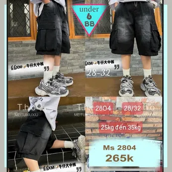 Quần jean bé trai cao cấp (Mã 2804 - 25kg đến 35kg )