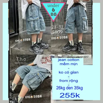 Quần jean bé trai (26kg đến 35kg ) ( QC2809 )