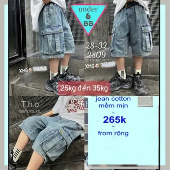 Quần jean bé trai (26kg đến 35kg - QC2809 )