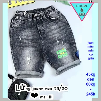 Quần jean bé trai ( HB:111 - 45kg đến 60kg )