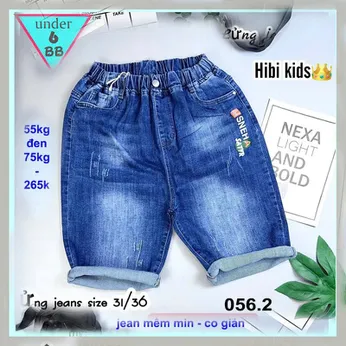 Quần jean bé trai ( HB 056.2 - 55kg đến 75kg )