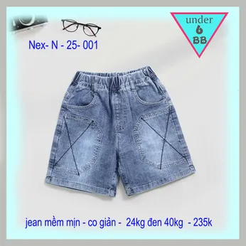 Quần jean bé trai ( 24kg đến 40kg )(Nex-N-25-001)