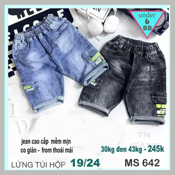 Quần jean bé trai ( 30kg đến 43kg ) (TN-642)