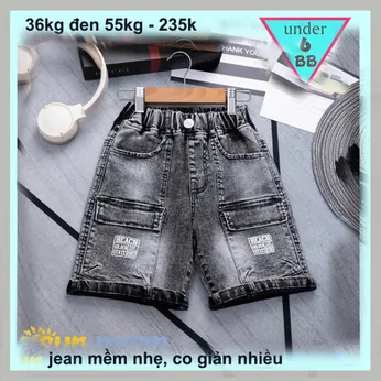 Quần jean bé trai túi hộp ( 35kg đến 55kg ) dễ dàng phối áo cho bé đi chơi , du lịch