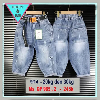 Quần jean dài bé trai ( 20kg đến 30kg ) ( BB:QP965.2 )