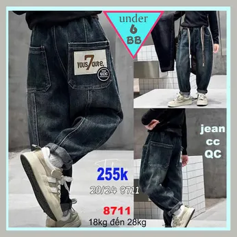 Quần jean dài bé trai (18kg đến 28kg )(Mã :QC 8711 )