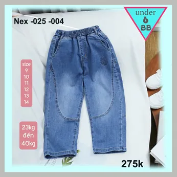 Quần jean dài bé trai ( 23kg đến  40kg ) 