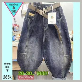 Quần jean dài bé trai (QC 9661 - 30kg đến 40kg )