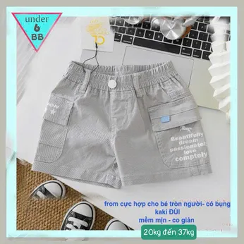 Quần kaki bé trai túi hộp ( Phom đùi-20kg đến 37kg )