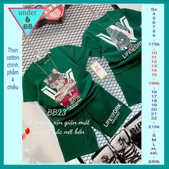 Set đồ bộ bé trai hoạt hình in họa tiết chú chó hiphop phong cách cá tính cho bé đi chơi , đi học