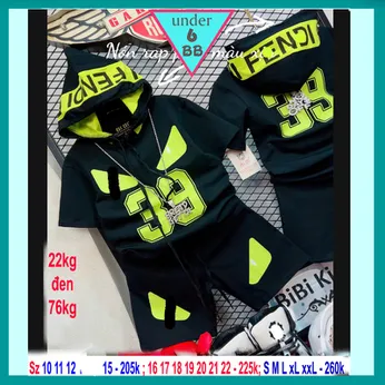 Set đồ bộ bé trai tay ngắn hoodie in số 39 phong cách cá tính cho bé đi chơi , đi học 