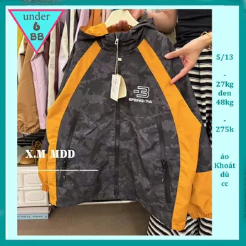 Áo khoác dù bé trai cao cấp in chữ B phong cách cá tính cho bé khoác nắng , giữ ấm