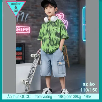 Áo thun bé trai cao cấp in chữ mang phong cách cá tính siêu ngầu cho bé đi chơi , đi học