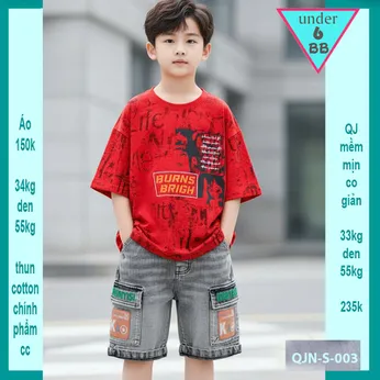 Áo thun bé trai cá tính in full chữ phong cách siêu ngầu cho bé diện đi chơi ,đi du lịch