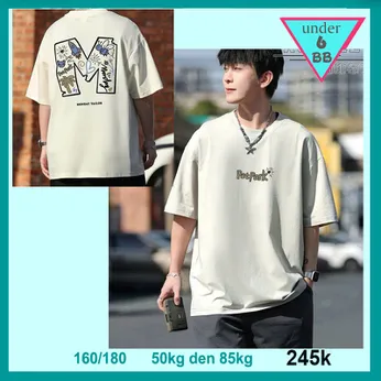 Áo thun bé trai cao cấp in chữ M phong cách cá tính dành cho tuổi teen đi chơi , du lịch