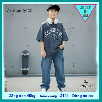 Áo thun bé trai cao cấp in chữ phối màu loang phong cách cực ngầu cho bé diện đi chơi , đi du lịch