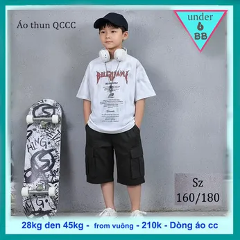 Áo thun bé trai cao cấp in chữ phối màu loang phong cách cá tính cho bé diện đi chơi , du lịch