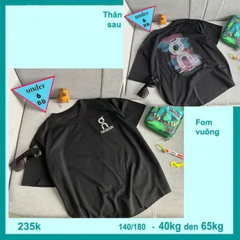 Áo thun bé trai cao cấp thêu logo DESIGN phối sau áo màu galaxy cá tính cho bé diện đi chơi , du lịch