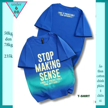 Áo Thun bé trai cotton in chữ phối màu loang phong cách cá tính cho bé đi chơi , đi học