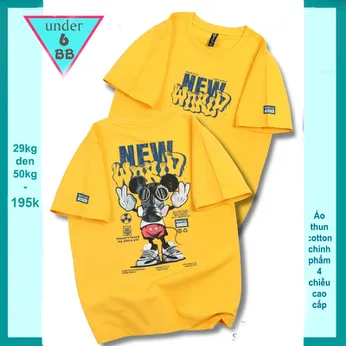Áo Thun bé trai cotton in hình Mickey cá tính cho bé diện đi chơi , du lịch