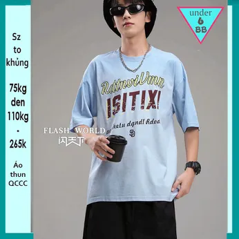 Áo thun bé trai cao cấp in chữ ISTIXI - xanh 020