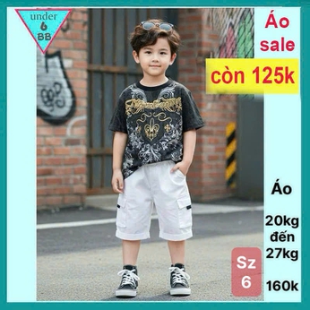 Áo thun hoa văn cho bé trai ( phom ôm ) in họa tiết phối chữ phong cách siêu ngầu cho bé đi chơi , đi học