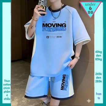 Quần áo bé trai in chữ MOVING FORWARD phong cách cá tính cho bé lớn diện đi chơi , đi học