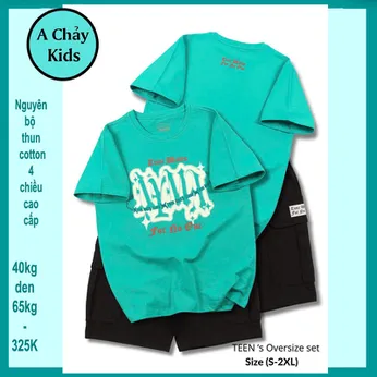 Quần áo bé trai size lớn in chữ mang phong cách cá tính dành cho bé lớn đi chơi , đi du lịch