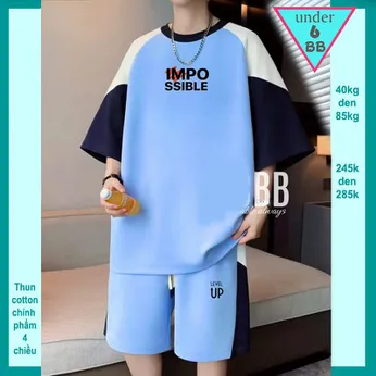 Quần áo bé trai size lớn in chữ IMPO phong cách cá tính dành cho bé đi chơi , đi học