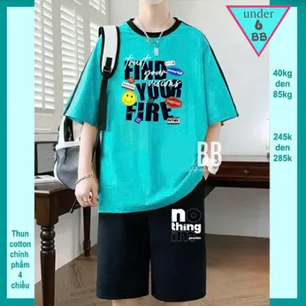 Quần áo bé trai size lớn in chữ FIND YOUR FIRE phong cách thời trang cá tính cho bé đi chơi , đi học