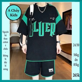 Quần áo bé trai size lớn in chữ phong cách hàn quốc cá tính dành cho tuổi teen đi chơi , đi học