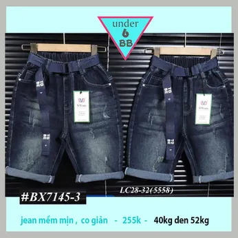 Quần jean bé trai (BX7145 - 3 - 40kg đến 52kg )