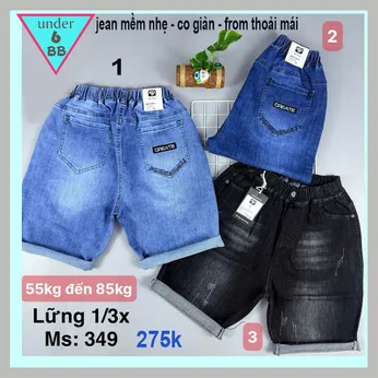 Quần jean bé trai (HV - Mã 349 - 55kg đến 85kg )