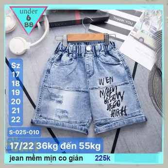 Quần jean bé trai ( QJN - S - 010- 36kg đến 55kg )