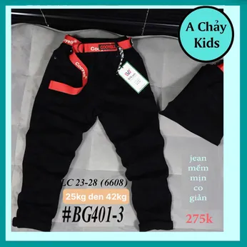 Quần jean dài bé trai (BG401.3 -  27kg đến 42kg )