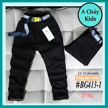 Quần jean dài bé trai (BG413.1 -  27kg đến 42kg )