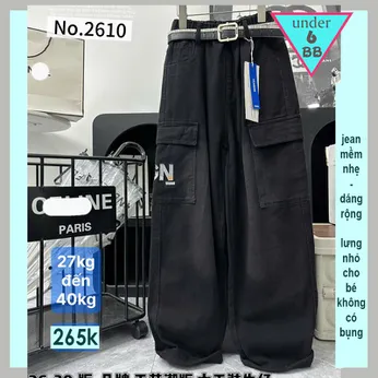 Quần jean dài bé trai cao cấp ( QC 2610 - 27kg đến 40kg )