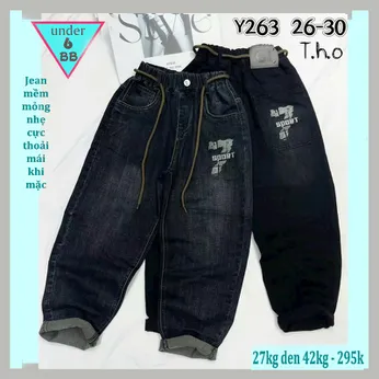 Quần jean dài bé trai cao cấp ( Y263 - 27kg đến 42kg )