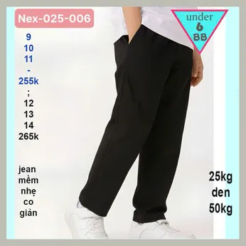 Quần jean dài bé trai ( Nex-025-006 -25kg đến 50kg )