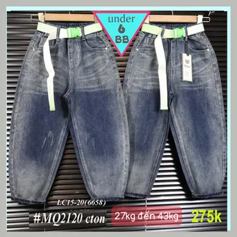 Quần jean dài bé trai ( MQ2120 - 27kg đến 43kg )