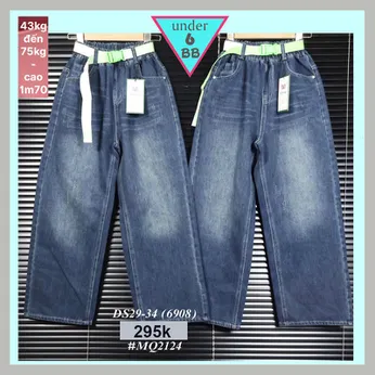 Quần jean dài bé trai ( MQ 2124 - 43kg đến 75kg )
