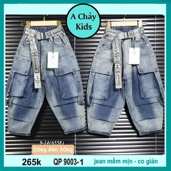 Quần jean dài bé trai (QP9003.1 - 18kg đến 30kg )