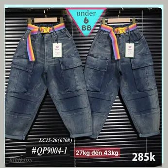 Quần jean dài bé trai (QP9004-4 - 27kg đến 43kg )