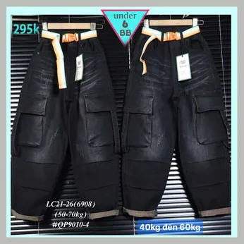 Quần jean dài bé trai ( QP 9010.4 - 40kg đến 60kg )