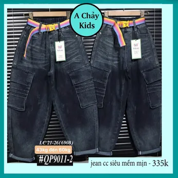 Quần jean dài bé trai (QP9011.2 - 45kg đến 70kg)