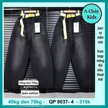 Quần jean dài bé trai ( QP9037.4 - 45kg đến 72kg )